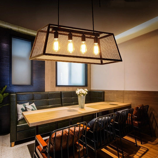 Nordic Industrial Restaurant Chandelier Retro Loft Bar Shop Internet Cafe Lighting Clothing Iron