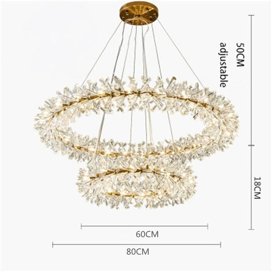 Modern Crystal Led Wall Lights Gold Metal Living Room Bedside Tv Background Sconces G4 Bulb 110 -