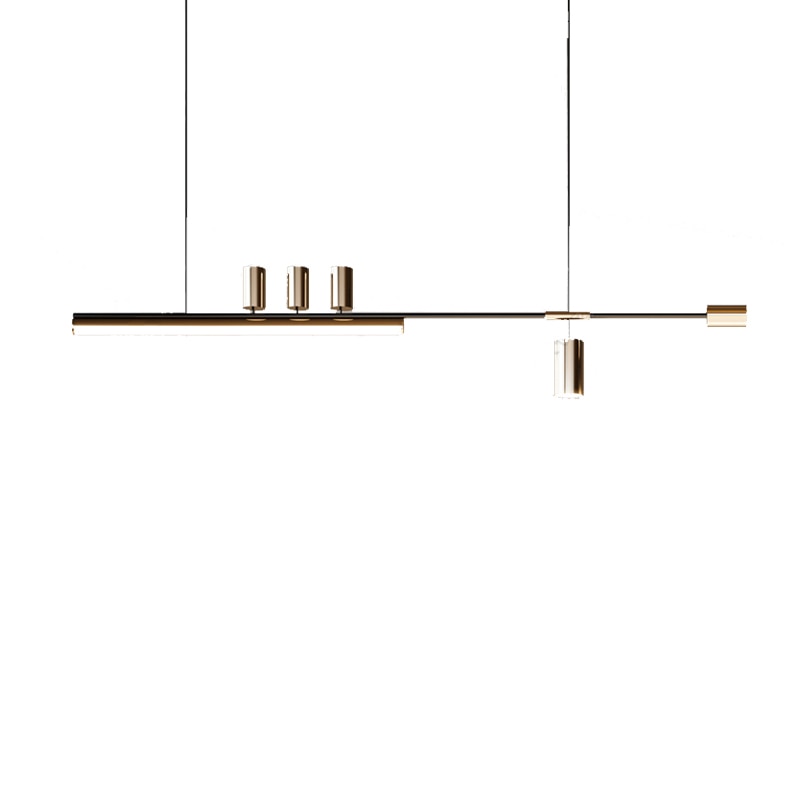 Modern Kitchen Chandelier Deluxe Dining Room Lamp Indoor Lighting Living Long Villa Cafe Pendant