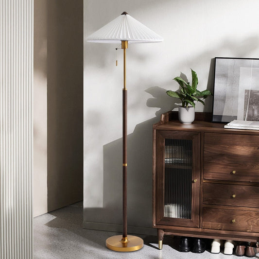 American Vintage Popular Style Girl Living Room Bedroom Bedside Study Nordic Walnut Light Luxury