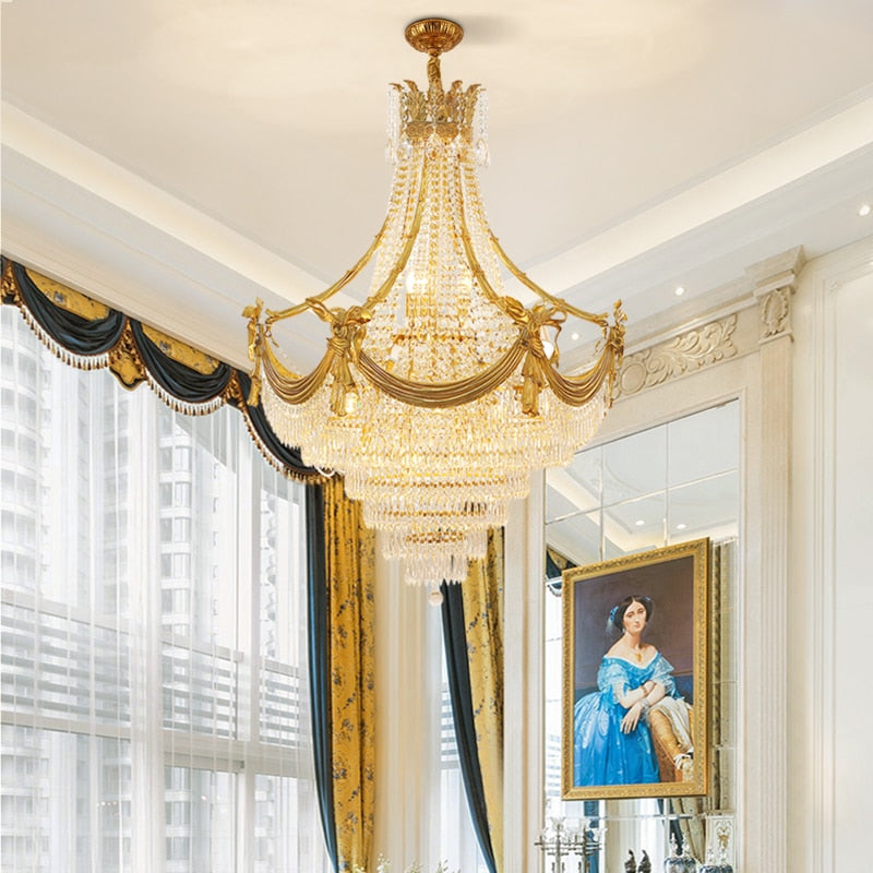 Crown Royale - Creative Personality Shape Crystal Chain Decorative Chandelier Chandelier