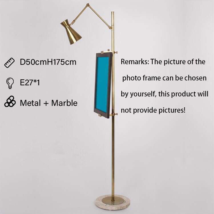 Floor Lamps Modern Metal Lustres Marble Led Gold Lighting Fixtures Room Decor Lights Home Appliance