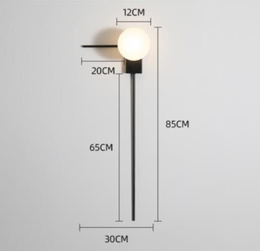 New Style Parlor Chandelier Black Ring White Glass Wire Adjustable Dining Room Bedroom Minimalist