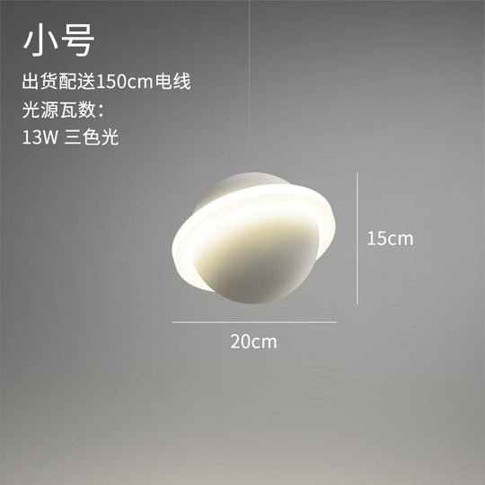 Nordic Design Minimalist Jupiter Ring Pendant Lights For Living Room Decoration Adjustable Led
