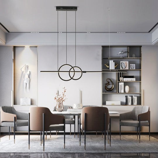 Nordic Simple Led Chandelier For Kitchen Dining Room Hanging Lamps Modern Chandelier Decoration