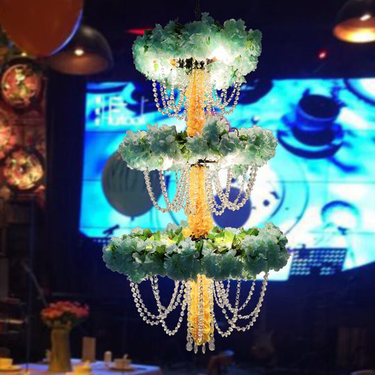 Romantic Plants Flowers Pendant Light Theme Music Restaurant Pub Wedding Hall Hotel Club Resort