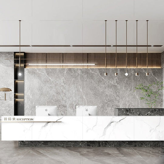 Sleek Height - Adjustable Dining Room Chandelier - Minimalist Gold And Black Metal Design Pendant