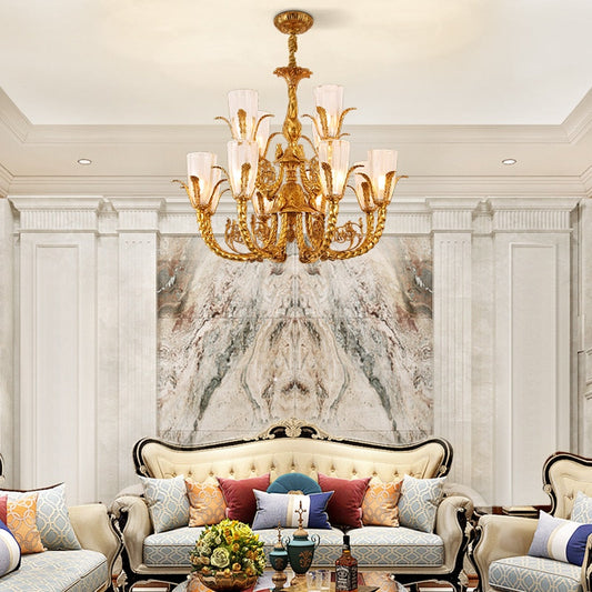 French Style All - Copper Luxury Vintage Chandelier Indoor Warm Romantic Villa Hall Bedroom Study
