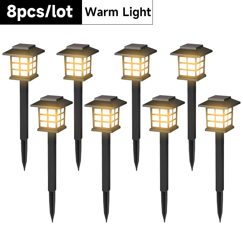 Solar Light Led Outdoor Patio Driveway Waterproof Christmas Garden Decor Lawn Lights Pathway Energy
