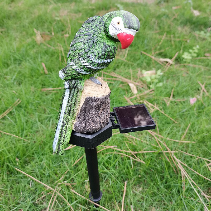 1Pc Led Solar Parrot Lawn Light Garden Lights Outdoor Kerst Decoratie Christmas Wedding Decorations