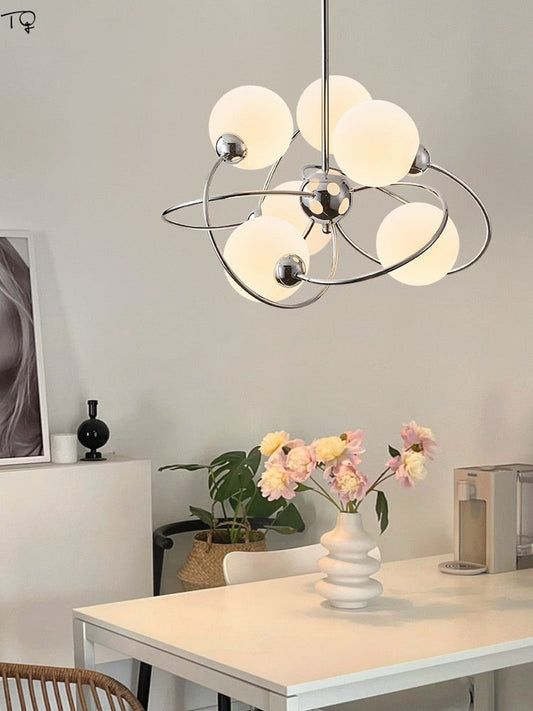 Nordic Designer Retro Bauhaus Planet Chandelier Lighting For Living/Dining Room Decoration Kitchen