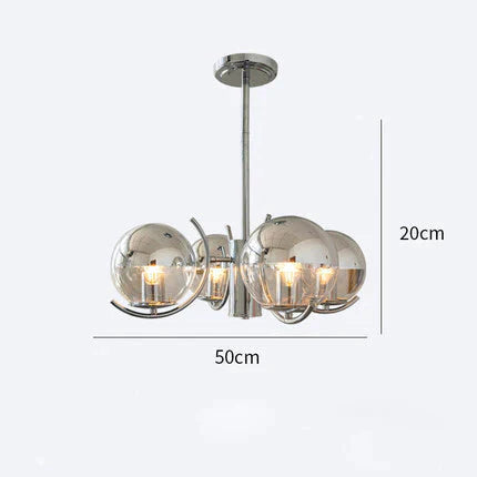 Art Chandelier Living Room Bedroom Modern Minimalist Designer Model 4 Heads Pendant