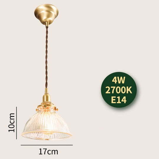 Nordic Modern Led Hanging Lights Fixtures Glass Lampshade Copper Socket Home Indoor Decor Japan
