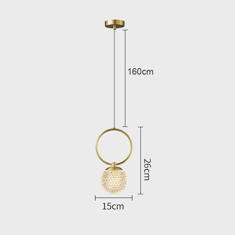 Nordic Led Pendant Light Hanging Lamp Indoor Lighting Home Decoration Dining Tables Bedroom Bedside