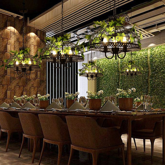 Plant Chandeliers Flowers Bars Hot Pot Restaurants Music Barbecue Creative Bar Decoration Lights