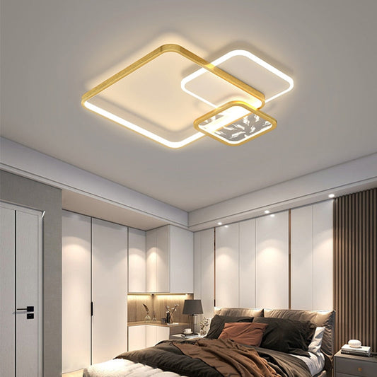 Creative Ring Bedroom Recessed Led Ceiling Light Modern Minimalist Warm Personality Study Lamp