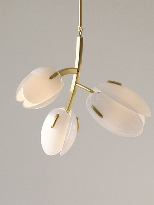 Bloom - Designer Minimalist Flower Bud Chandelier For Living Room And Dining Pendant Light