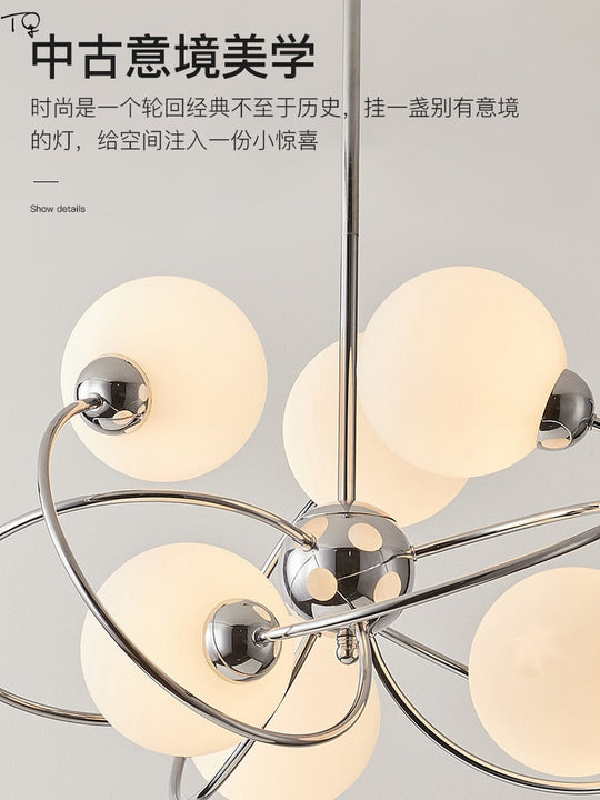 Nordic Designer Retro Bauhaus Planet Chandelier Lighting For Living/Dining Room Decoration Kitchen