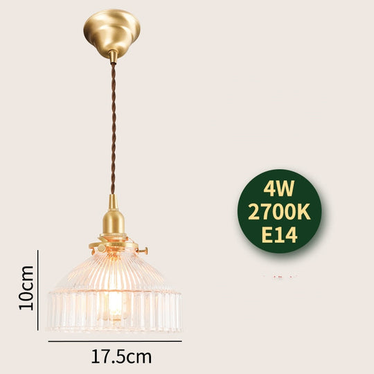 Nordic Modern Led Hanging Lights Fixtures Glass Lampshade Copper Socket Home Indoor Decor Japan
