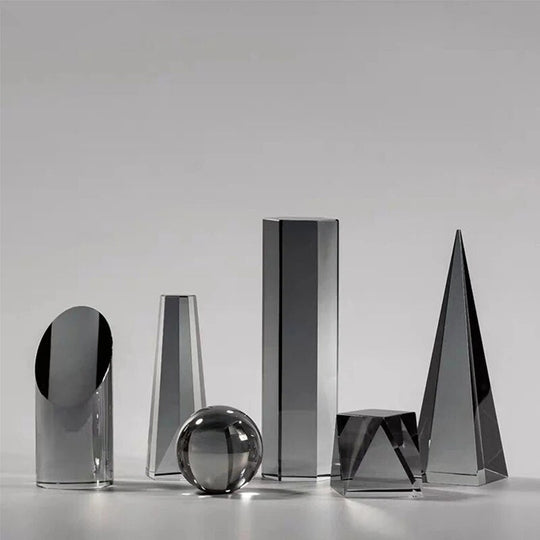 Room Decorations Modern Minimalist Bedroom Home Accessories Office Desk Table Geometric Crystal