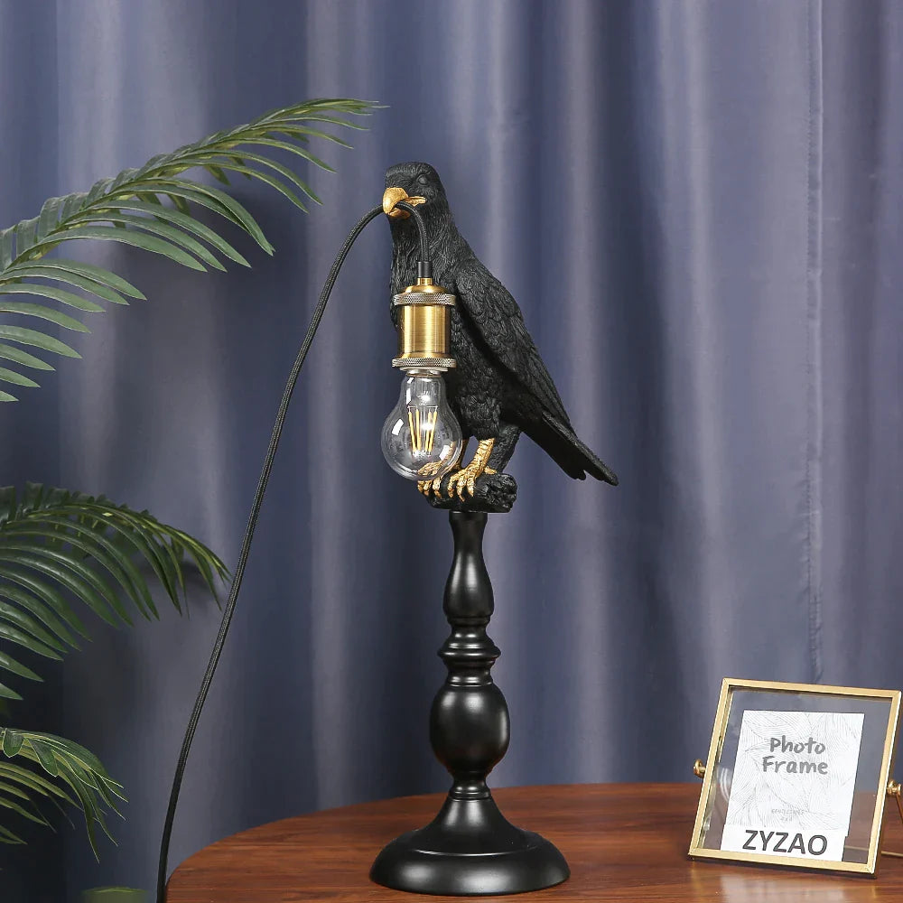 Bird Table Lamp Italia Led Desk Lamp Lucky Bird Living Room Bedroom Bedside Eagle Home Decor Night