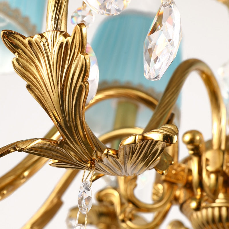 European Style Crystal Chandelier Living Room Bedroom Villa Hotel Lobby Lighting  Chandelier