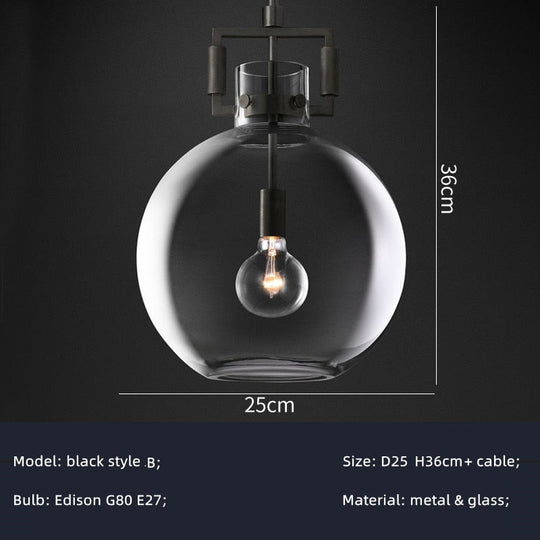 American Retro Edison E27 Led Pendant Light - Gold Metal Adjustable Droplight For Indoor Lighting