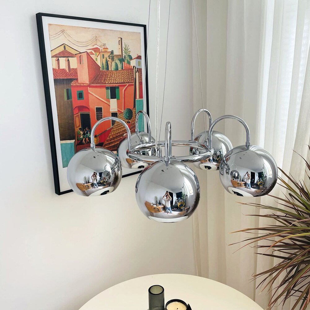 Nordic Led Pendant Light For Dining Room Minimalist Iron Retro Ceiling Lights Bedroom Living