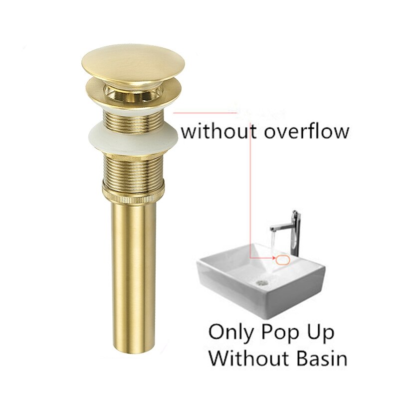 Basin Mixer Waterfll Faucet Bathroom Sink Faucets Brushed Gold Brass 3 Holes Double Handle