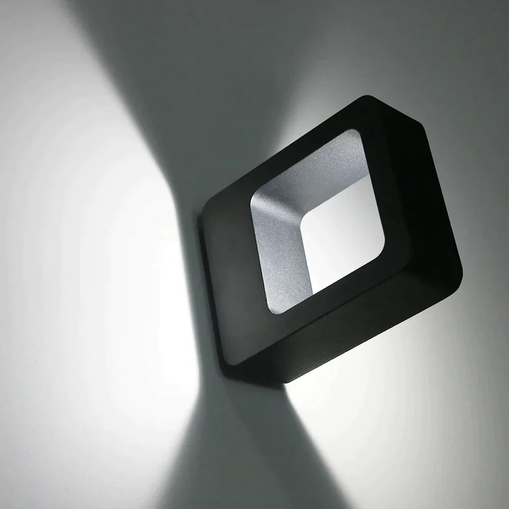 Outdoor Waterproof Wall Lamps Human Induction Lights Aluminum Black Gray Lamp Indoor Exterior Porch