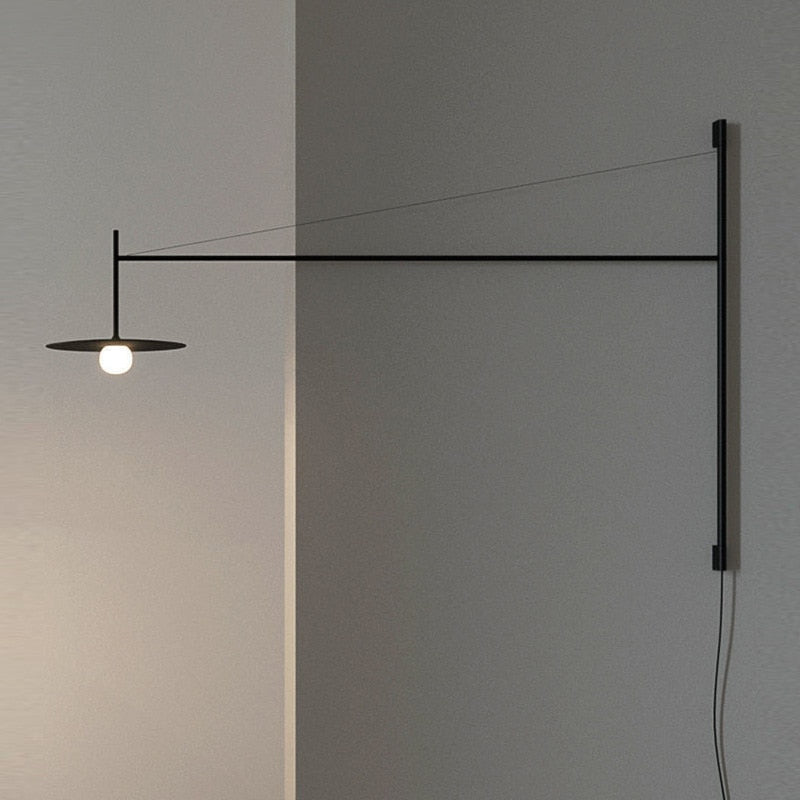 Nordic Led Wall Lamp Living Room Deocration Bathroom Light Background Corridor Long Rocker Arm Wall