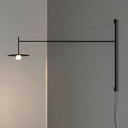 Nordic Led Wall Lamp Living Room Deocration Bathroom Light Background Corridor Long Rocker Arm Wall