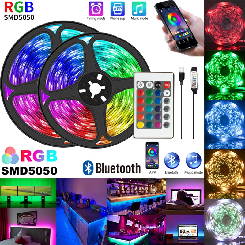 Rgb Led Strip Lights: App - Controlled Color - Changing Decor For Gazebos Strip Lights