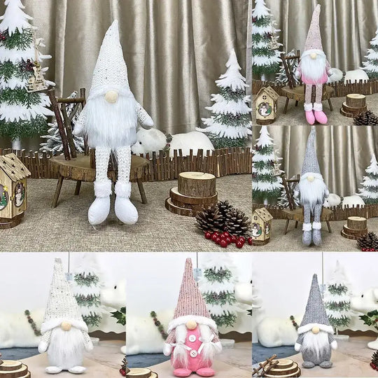 Christmas Faceless Doll Gnome Merry Decorations For Home Cristmas Ornament Xmas Navidad Natal New