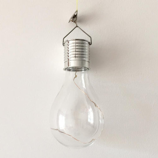 Led Solar Light Bulb Built - In 40Mah Battery Outdoor Hanging Lanterns For Party Garden Home Patio