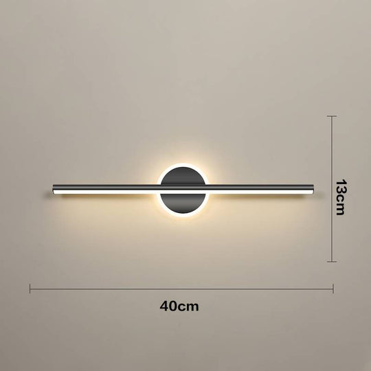 Nordic Led Light Luxury Bathroom Tressing Table Makeup Mirror Wall Lamps H-Y / Warm White