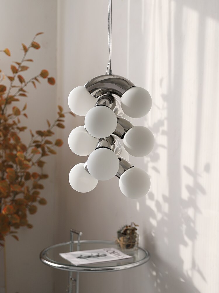 Nordic Retro Homestay Grape Series Chandelier Simple Creative Style Bedroom Dining Room Living