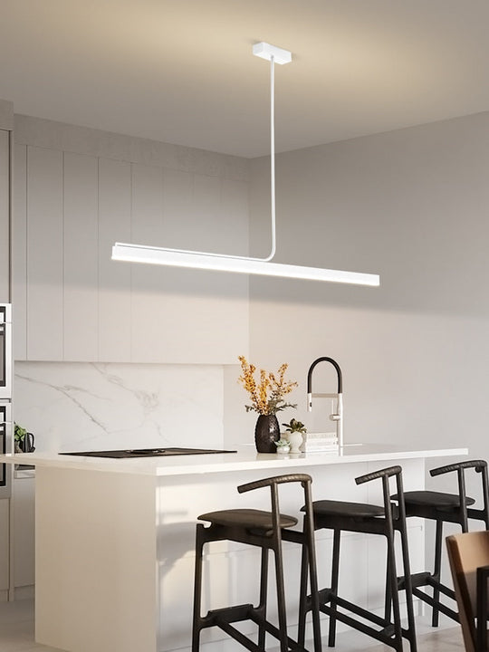 Modern Minimalist Long Bar Creative Pendant Light For Dining Room Kitchen
