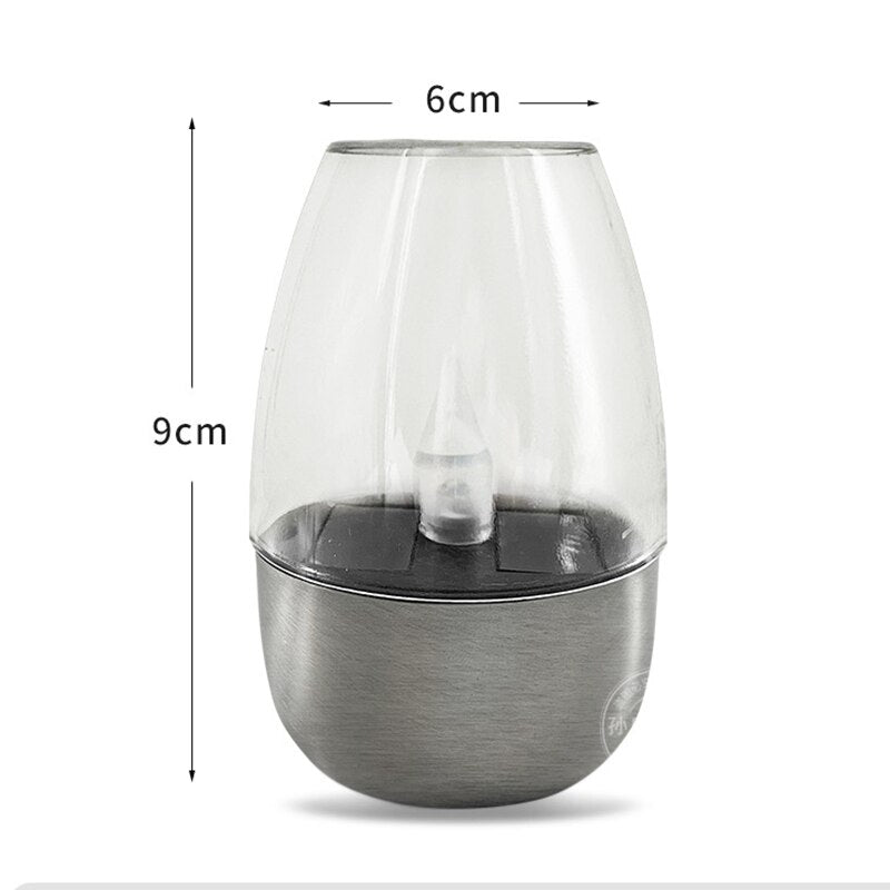 Outdoor Solar Lights Garden Decoration Light Led Candle Lamps Lawn Deck Night Fro Courtyard Pathway