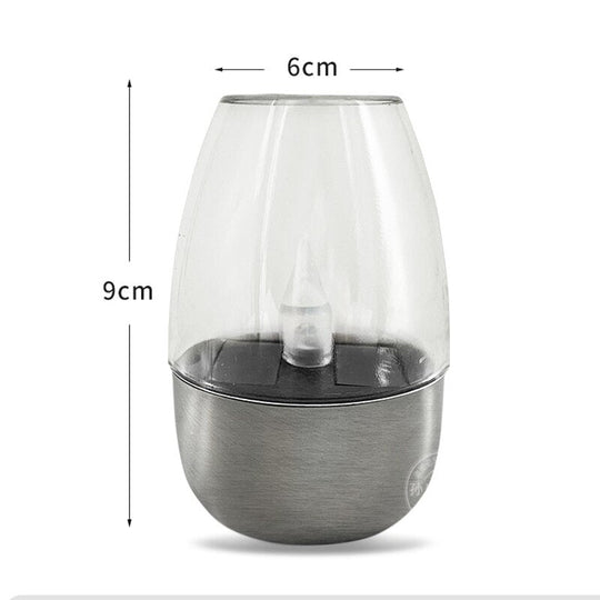 Outdoor Solar Lights Garden Decoration Light Led Candle Lamps Lawn Deck Night Fro Courtyard Pathway