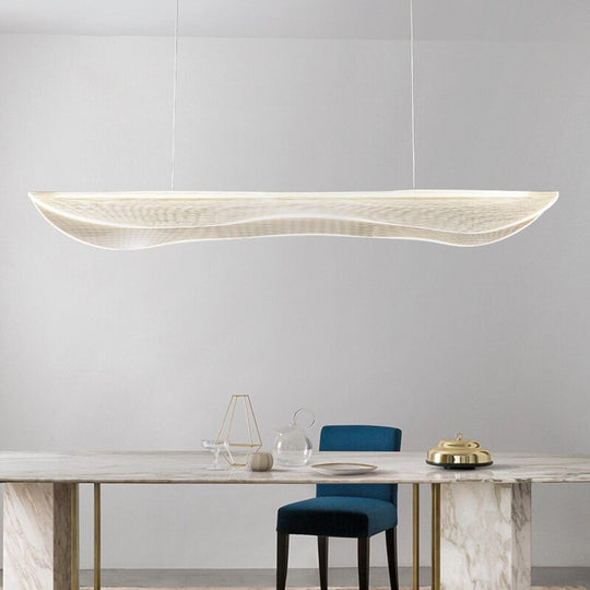 Modern Dimmable Led Chandelier - Acrylic Lustre Lighting For Dining Room And Home Decor Pendant