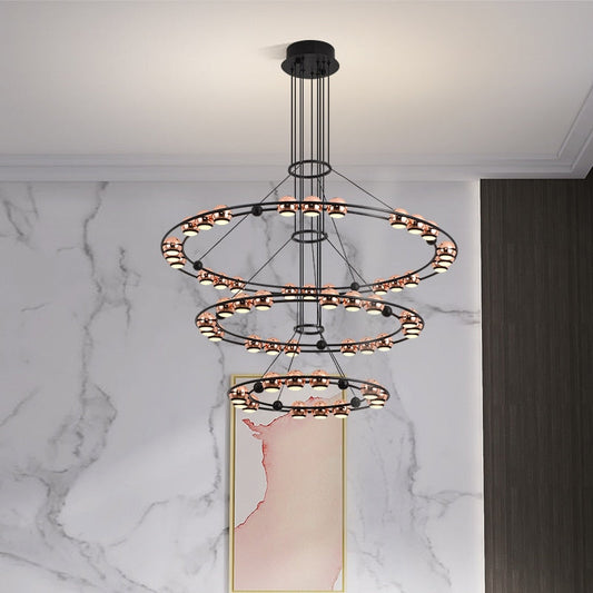 Modern Led Chandelier For Living Dining Room Creative Design Home Decor Indoor Lighting Luxury