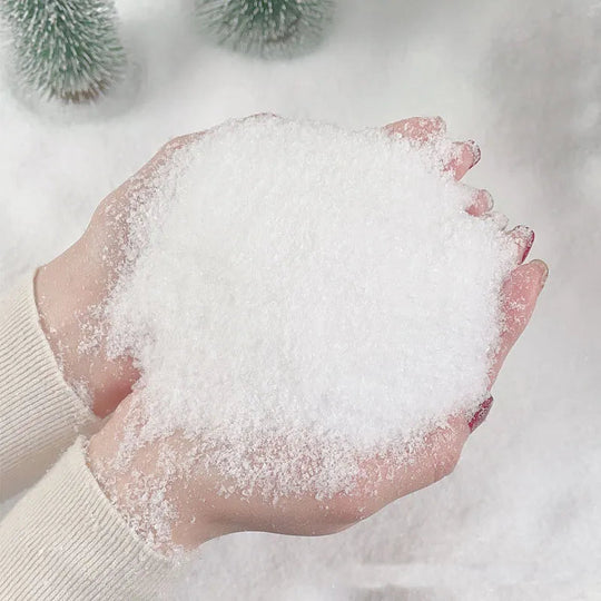 10/50/100G Artificial Snow Powder Frozen Party Queen Christmas Decoration Fluffy Snowflakes Winter