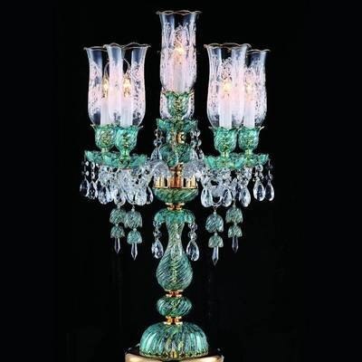 Led Chandeliers Living Room Crystal Lamp Modern Restaurant Bedroom Study Candle Light Glass Fixture