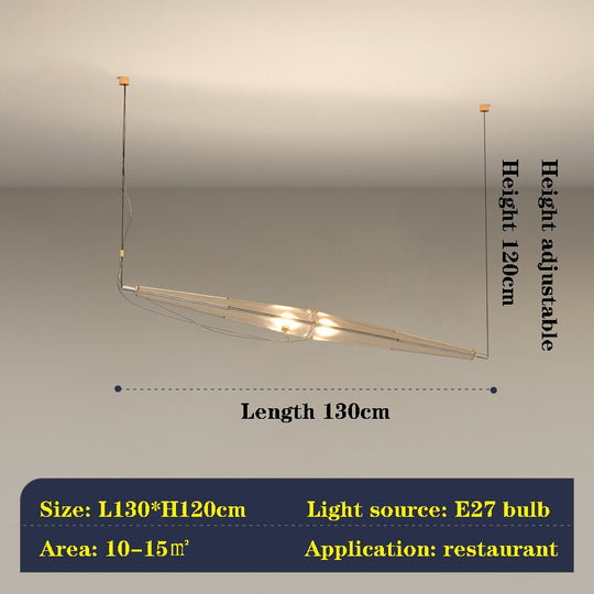 Nordic Restaurant Chandelier New Light Luxury Designer Creative Modern Dining Table Bar Stainless