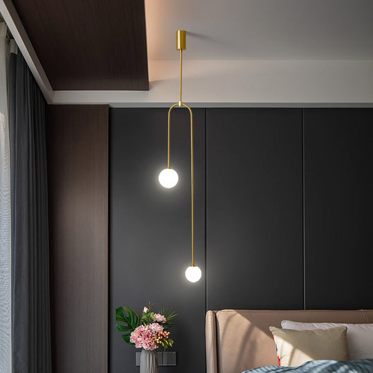 Nordic Bedroom Bedside Restaurant Pendant Lamp Bar Simple Living Room Background Wall Led Creative