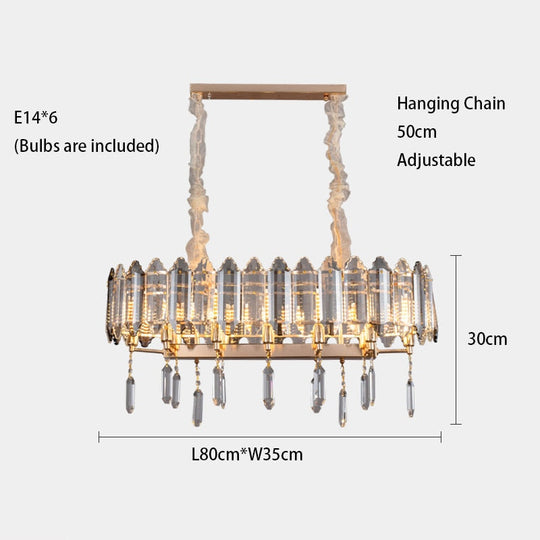 Modern Dimmable Led Chandeliers - Black Gray Crystal Lustres For Bedroom Decor & Ceiling Home