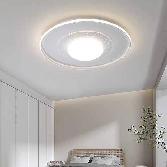 Nordic Led Ring Chandeliers Simple Modern Bedroom Ceiling Lights Personality Creative Lighting Art