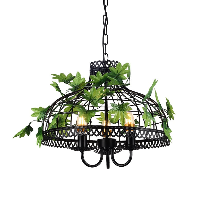 Plant Chandeliers Flowers Bars Hot Pot Restaurants Music Barbecue Creative Bar Decoration Lights