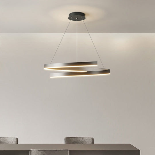 Dining Room Chandelier Master Bedroom Light Modern Minimalist Living Dining Table Round Lamps